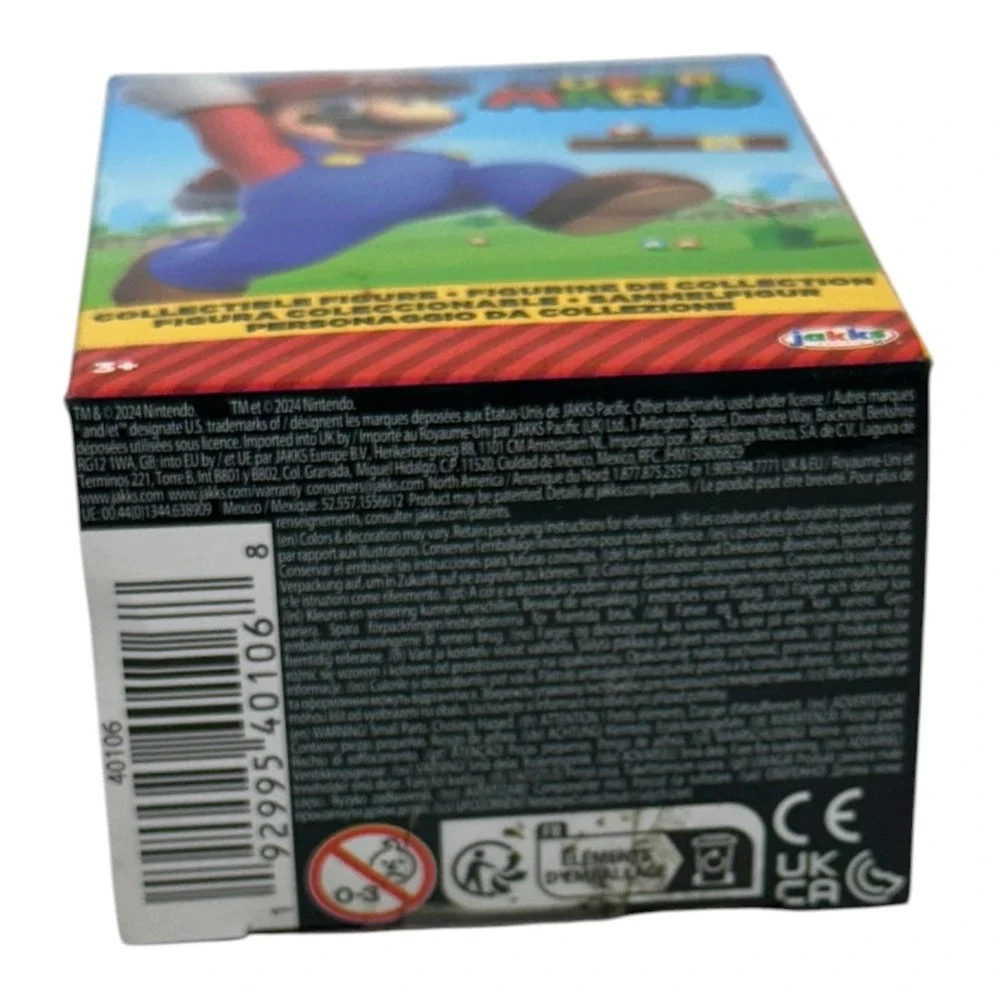 Nintendo Super Mario Luigi 2.5 Inch Collectible Figure Jakks Pacific New